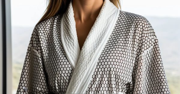 Le peignoir nid d'abeille femme : confort et style réunis