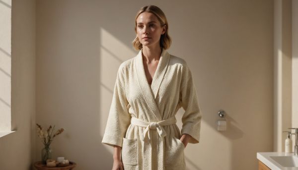 Les avantages du peignoir nid d'abeille pour femme